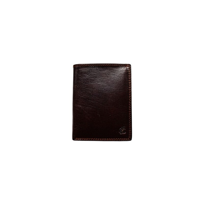 Famito Pánská kožená peněženka 4472 Cosset hnědá