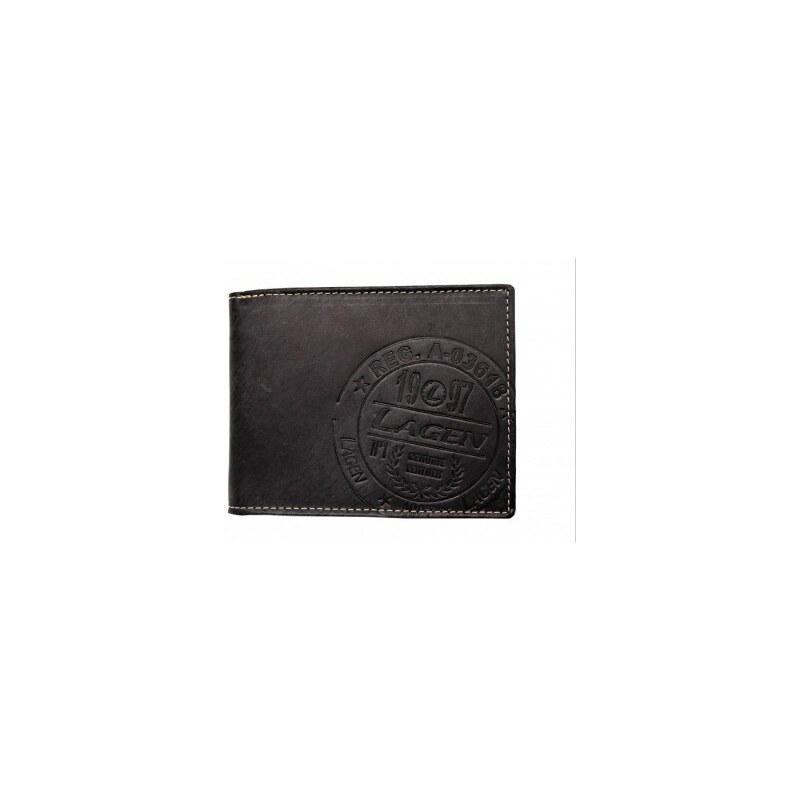 Lagen Pánská kožená peněženka 615194 černá