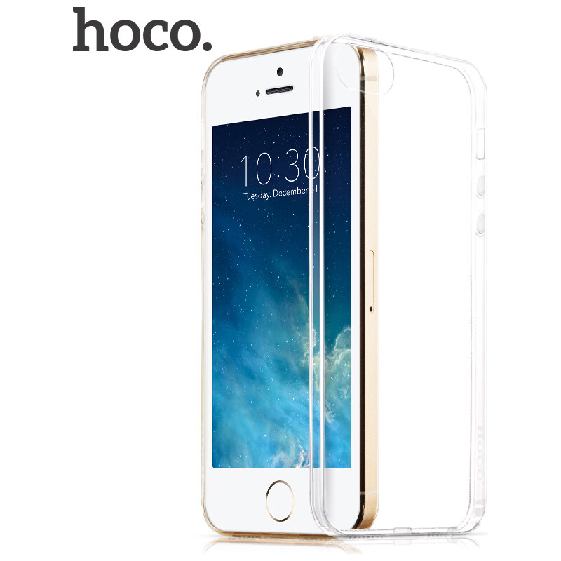 Pouzdro / kryt pro Apple iPhone 5 / 5S / SE - Hoco, Jelly Skin transparentní