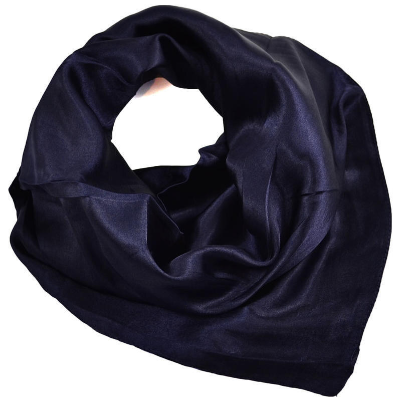 Šátek jednobarevný - tmavě modrý