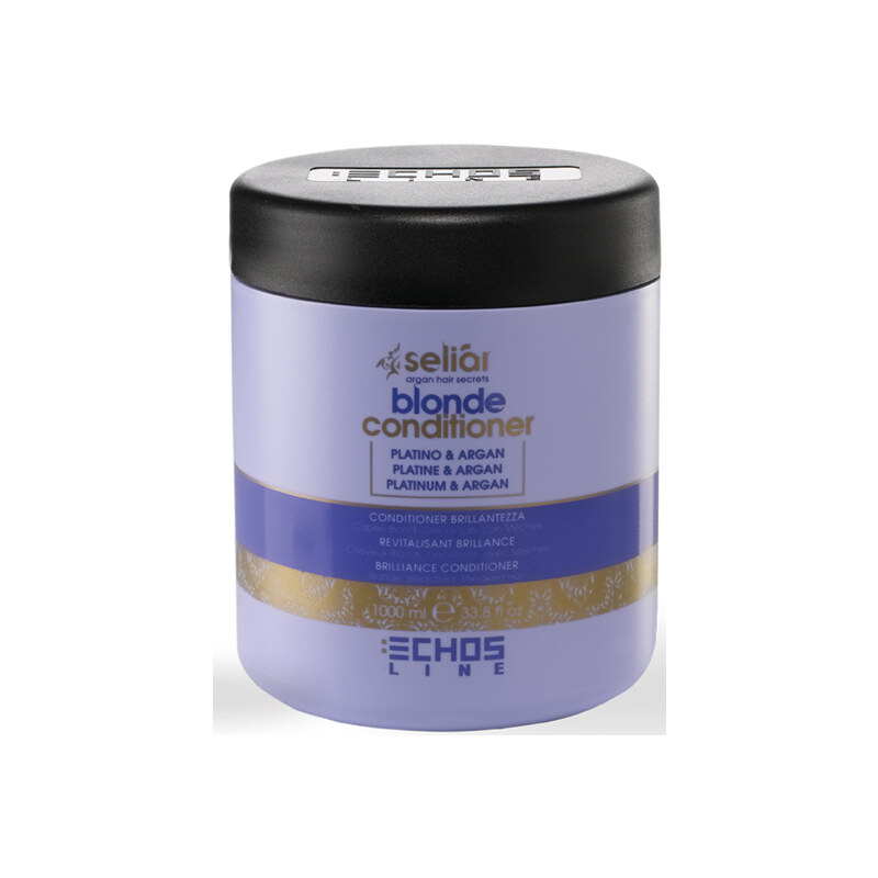 Echosline Seliar Blonde - kondicionér s platinovými pigmenty pro blond odstíny 1000ml