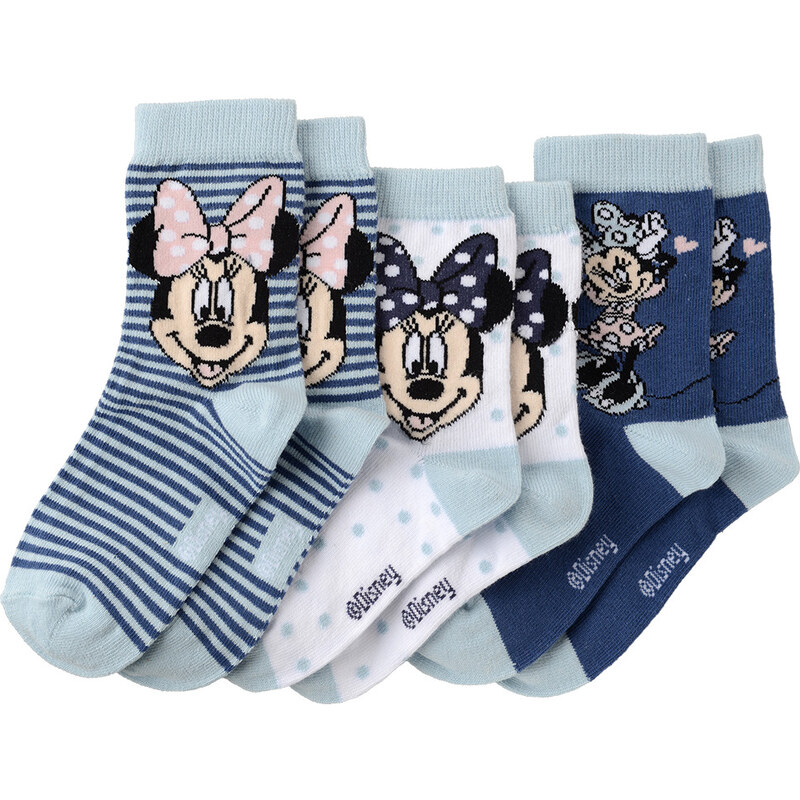 Topolino 3 páry Minnie Mouse ponožek