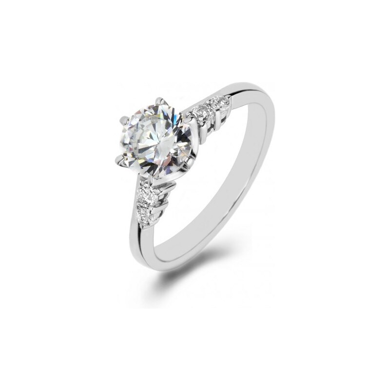 Eppi Platinový zásnubní prsten s diamanty Balma