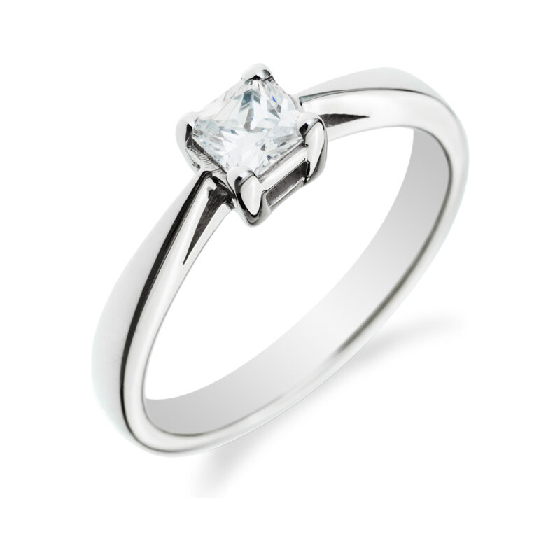 Eppi Zásnubní prsten s princess diamantem Unnati