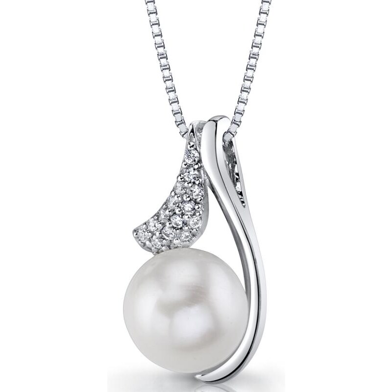 Eppi Stříbrný perlový náhrdelník Anwany