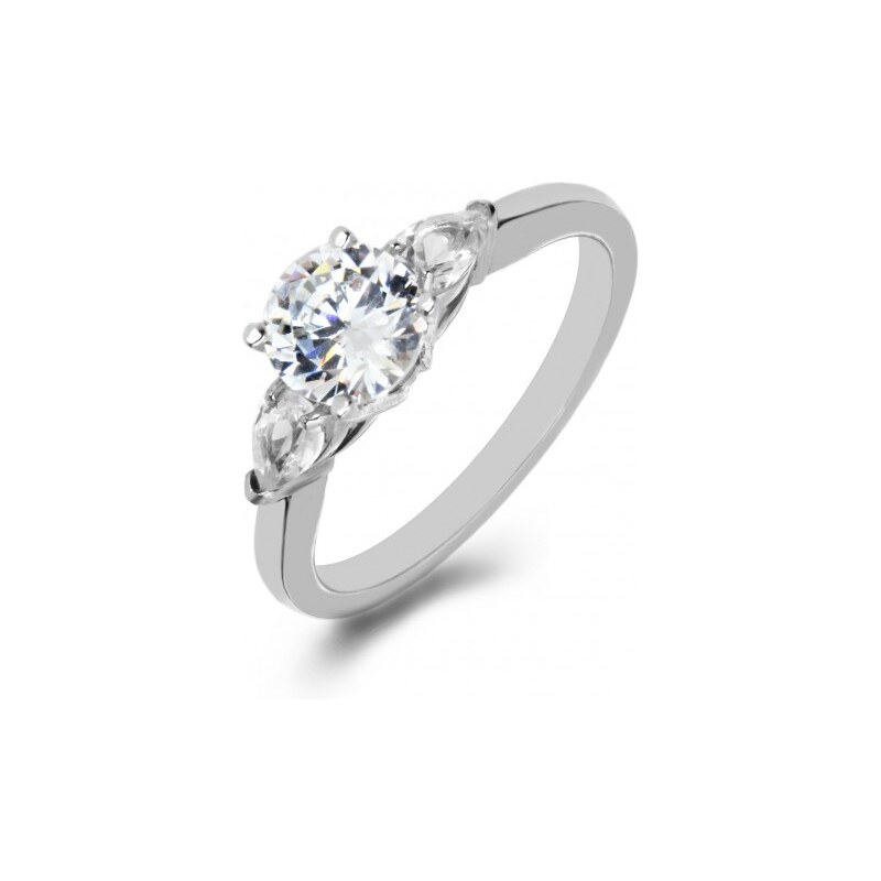 Eppi Platinový zásnubní prsten s diamanty Sabel