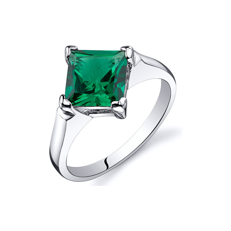 Eppi Stříbrný prsten se smaragdem Ganesa