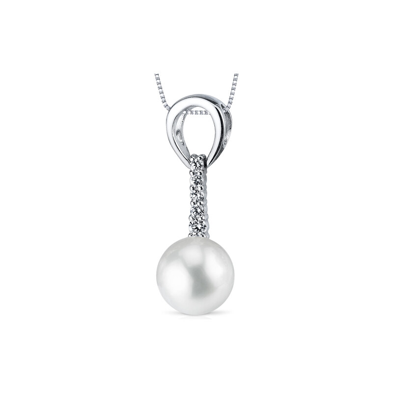 Eppi Jemný náhrdelník s 8.50-9.00 mm perlou Olesia
