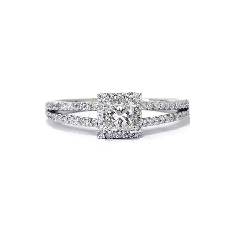 Eppi Zásnubní prsten s princess diamantem Alanah