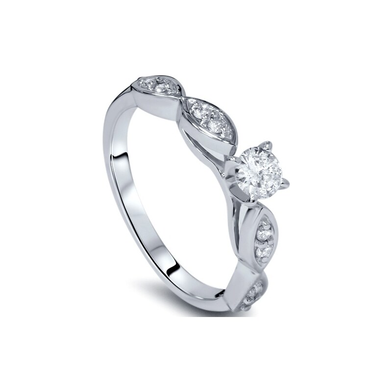 Eppi Krásný zásnubní prsten s diamanty Ellah