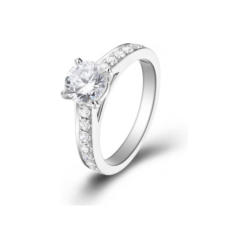 Eppi Platinový zásnubní prsten s diamanty Tarin