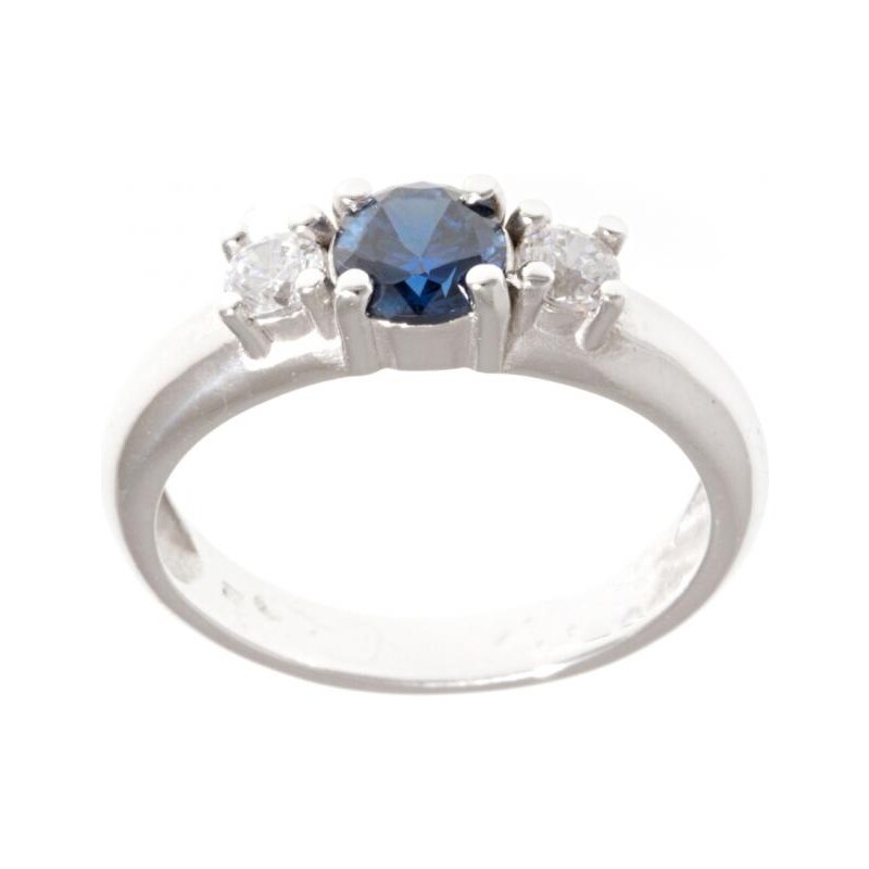 a-diamond.eu jewels s.r.o. (CZ) Prstýnek stříbrný modrý spd666