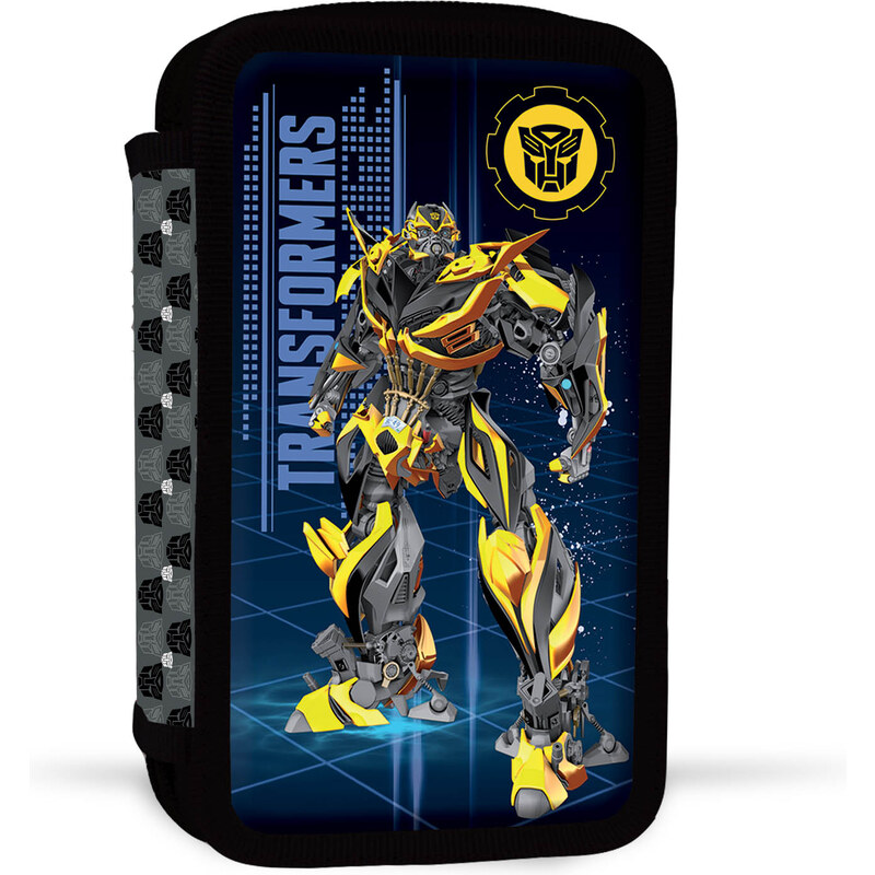 Karton P+P Penál 2 patrový s náplní - Transformers