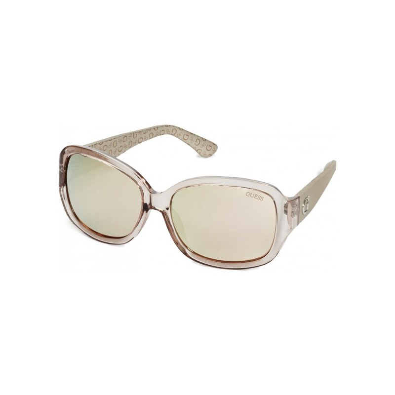 GUESS GUESS Oversized Square Logo Sunglasses - pink