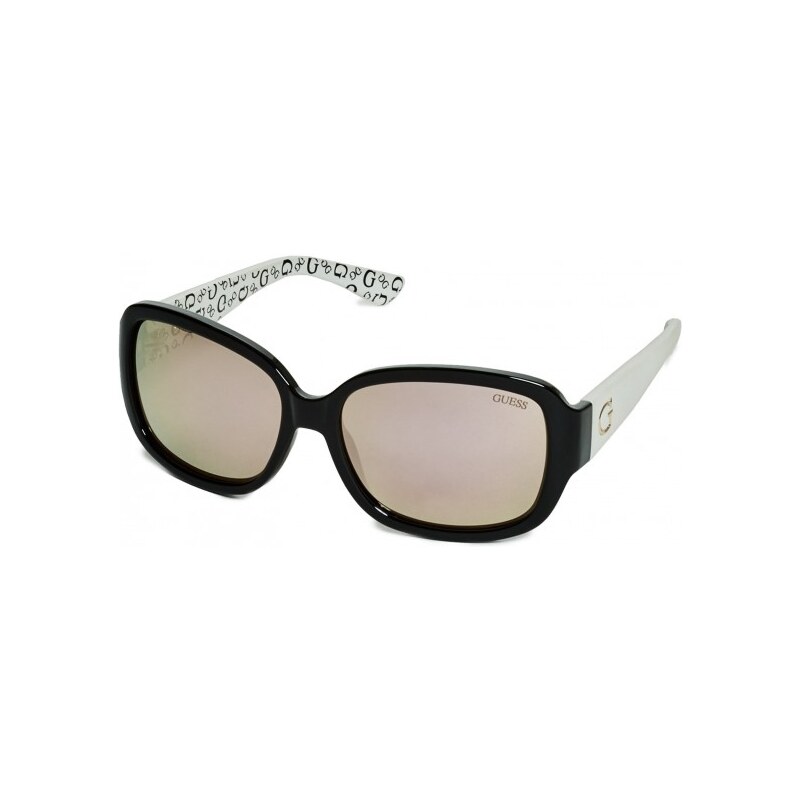 GUESS GUESS Oversized Square Logo Sunglasses - black