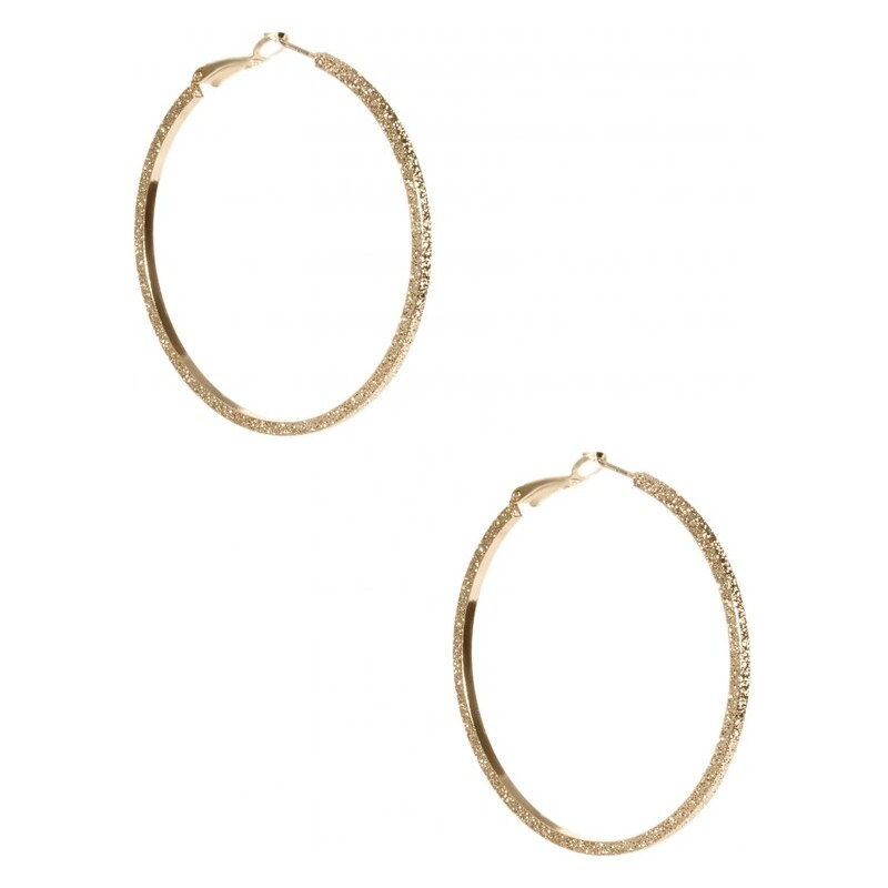GUESS GUESS Gold-Tone Stardust Hoop Earrings - gold