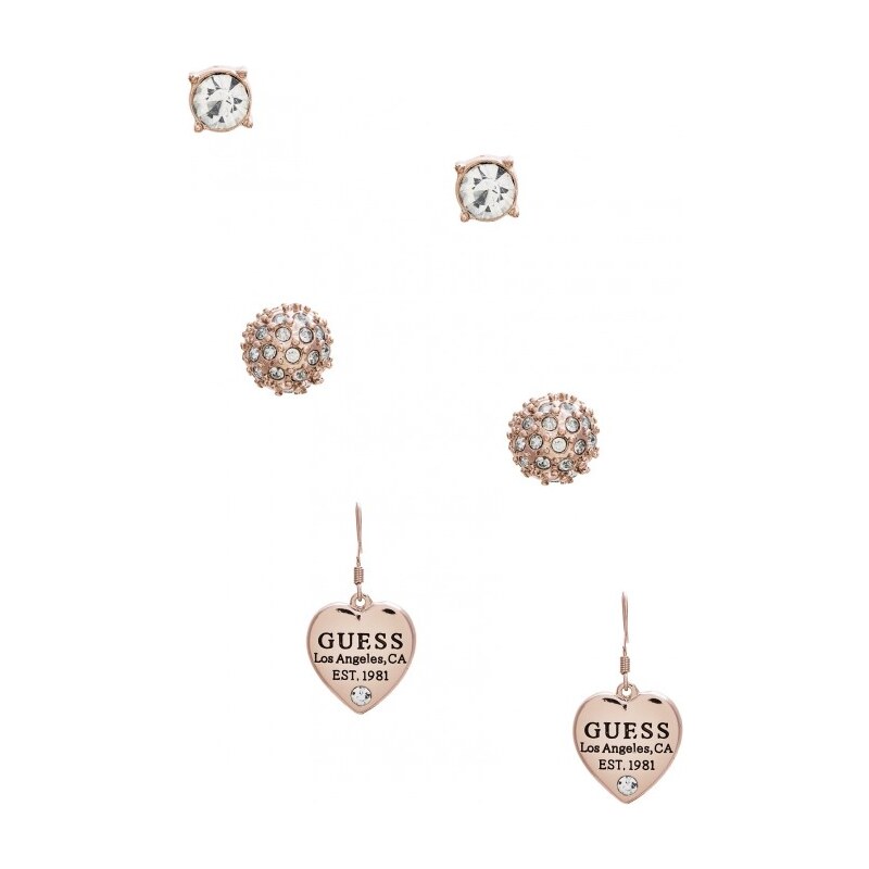 GUESS GUESS Rose Gold-Tone Earring Set - rose gold