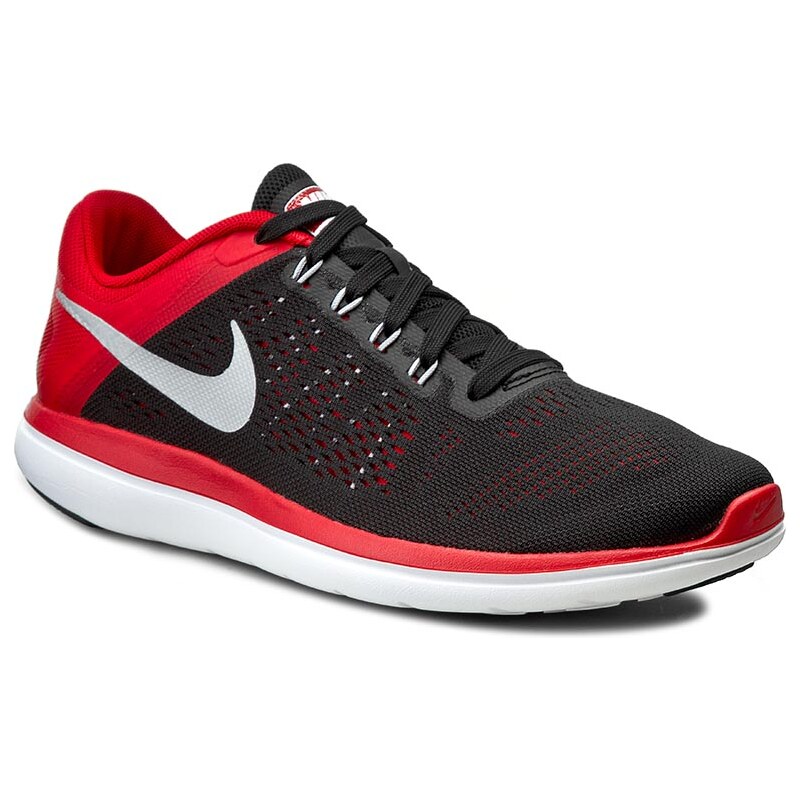 Boty NIKE - Flex 2016 Rn 830369 006 Blk/Mtllc Slvr/Unvrsty/Rd/Whit