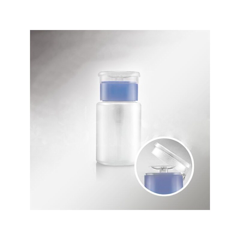 Allepaznokcie Dávkovač plastový 120 ml s pumpičkou modrý