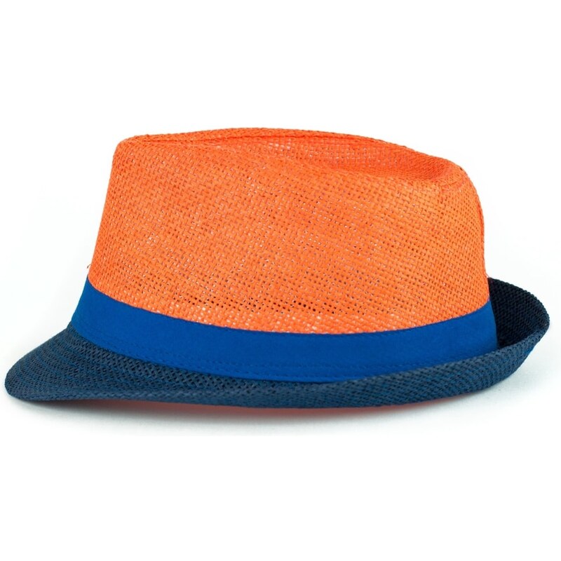 Art of Polo Trilby klobouk oranžovo-modrý