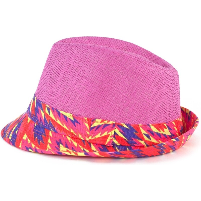 Art of Polo Trilby zigzag klobouk růžový