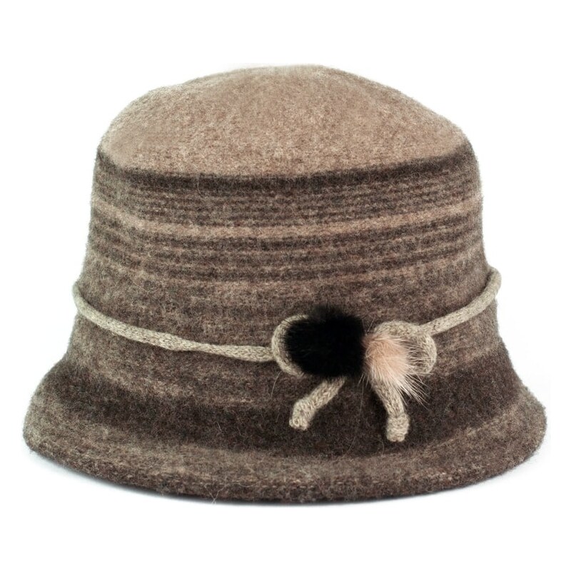 Art of Polo Vlněný klobouk hnědý