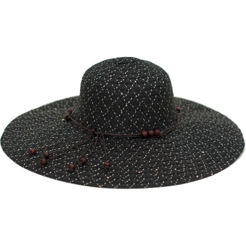 Art of Polo Letní klobouk s širokou krempou černý