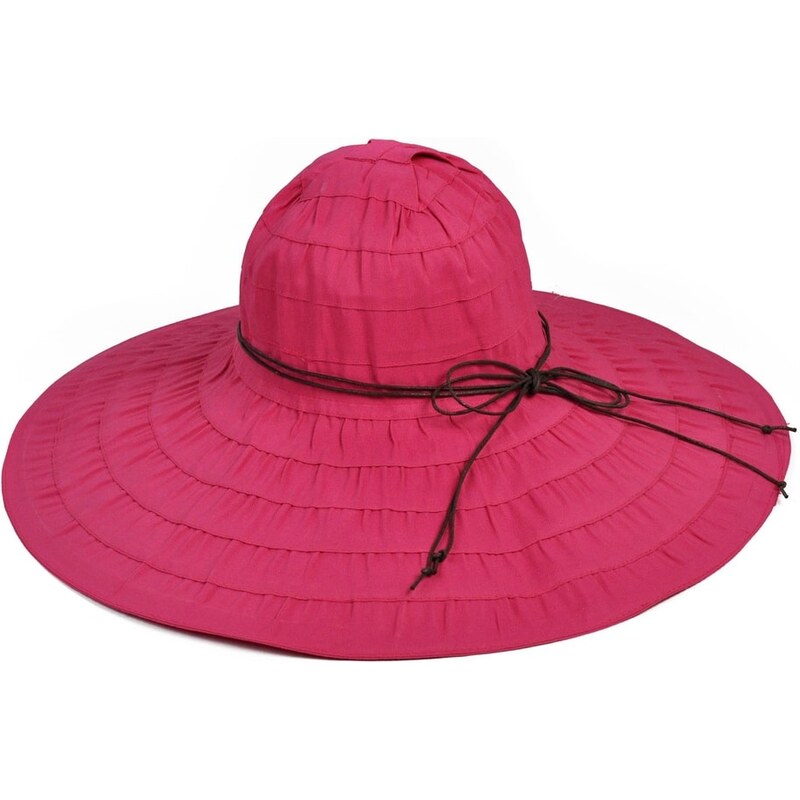 Art of Polo Malinový letní klobouk se širokou krempou