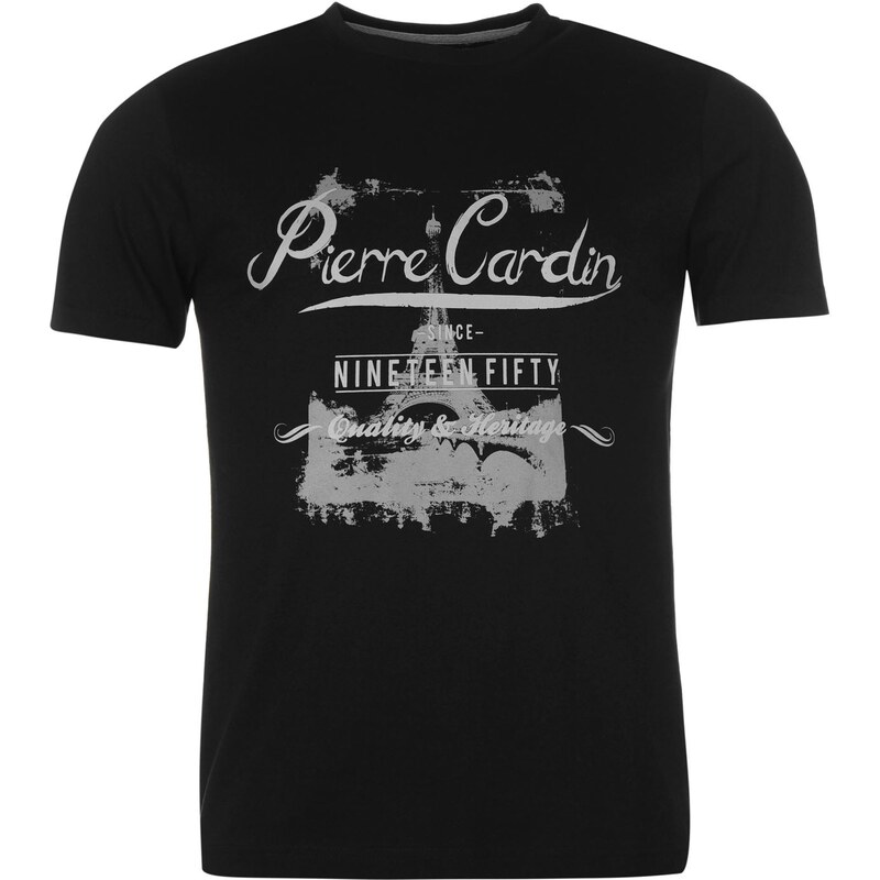 Pierre Cardin Tričko Pastel - černá