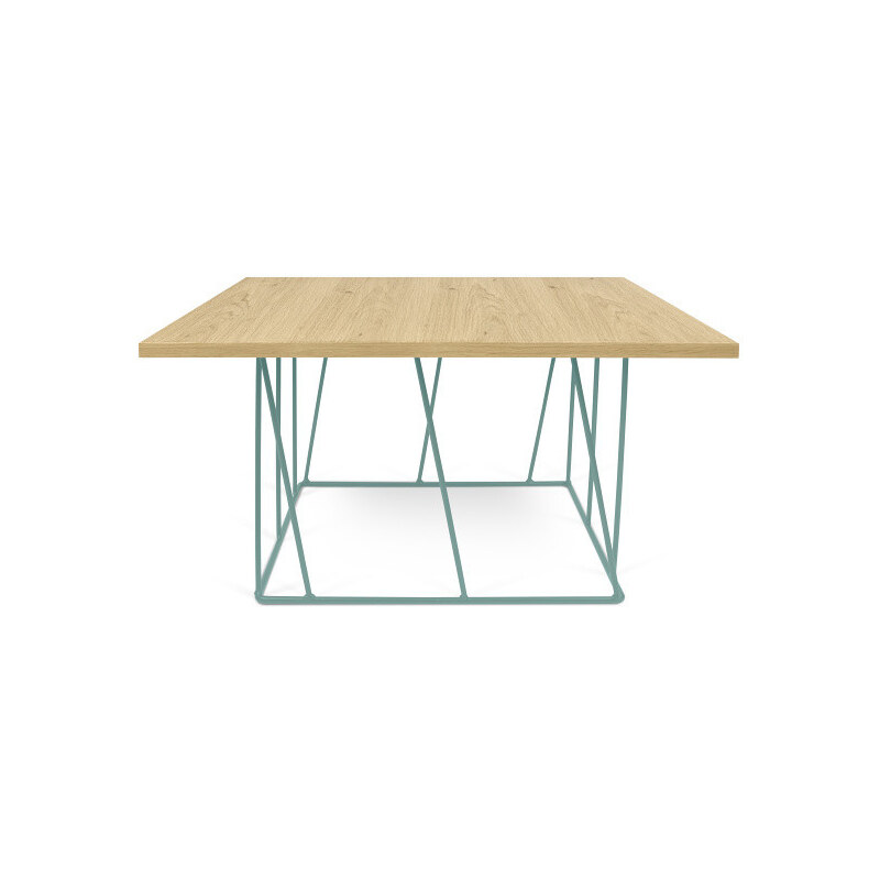 Konferenční stolek se zelenými nohami TemaHome Helix, 75 cm