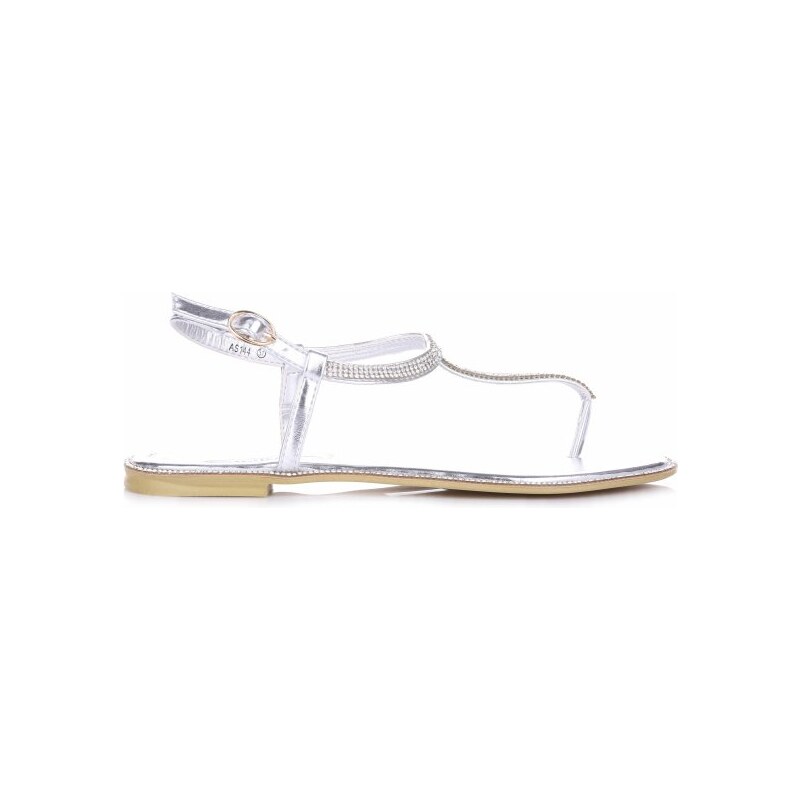 dámské sandálky Kerline stříbrná AS144