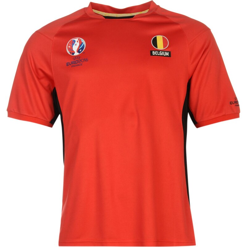 UEFA Funkční triko pánské EURO2016 Belgium Red
