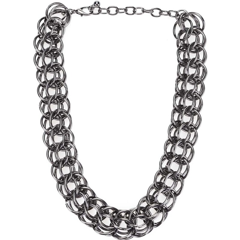 Masivní náhrdelník v metalové barvě Vero Moda Isa