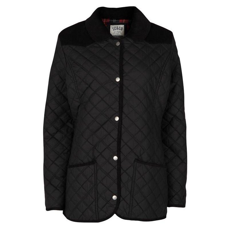 SoulCal Tilly Quilted Jacket Black 8 (XS)