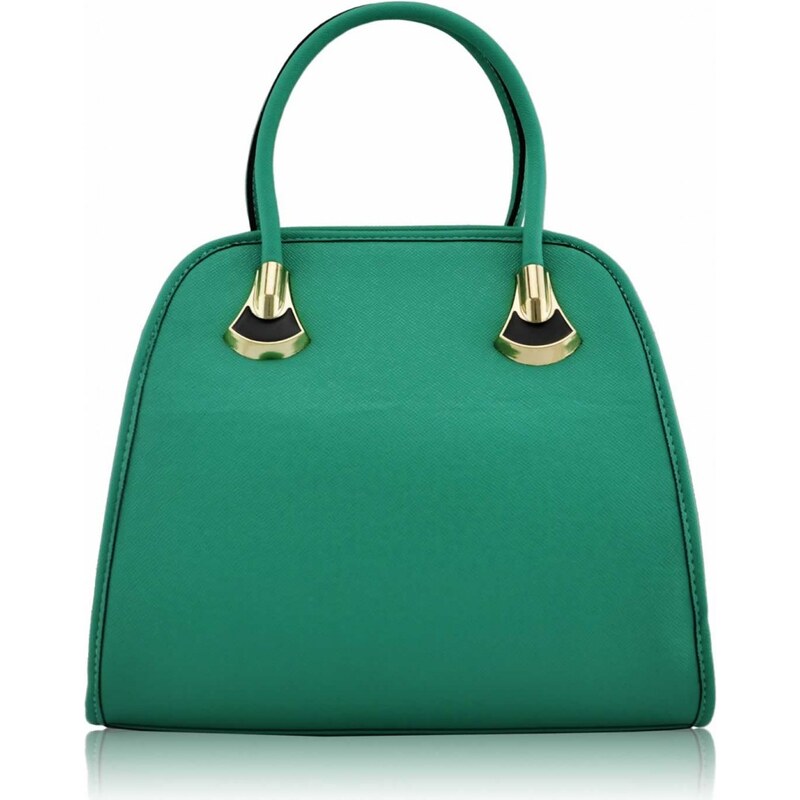 Dámská kabelka Tote / LS Fashion - LS00152- Emerald - smaragdová barva