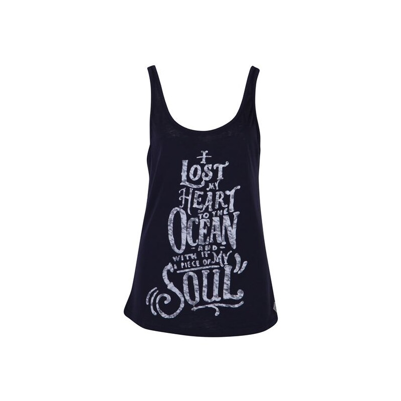 SoulCal Lost Heart Top Navy 8 (XS)