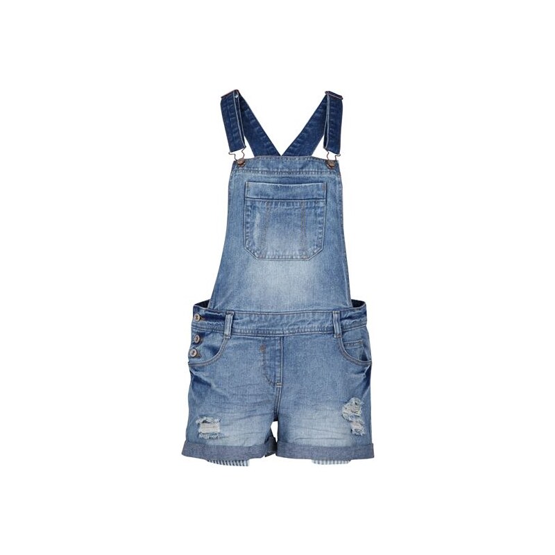 SoulCal Denim Dungarees Mid Blue 8 (XS)