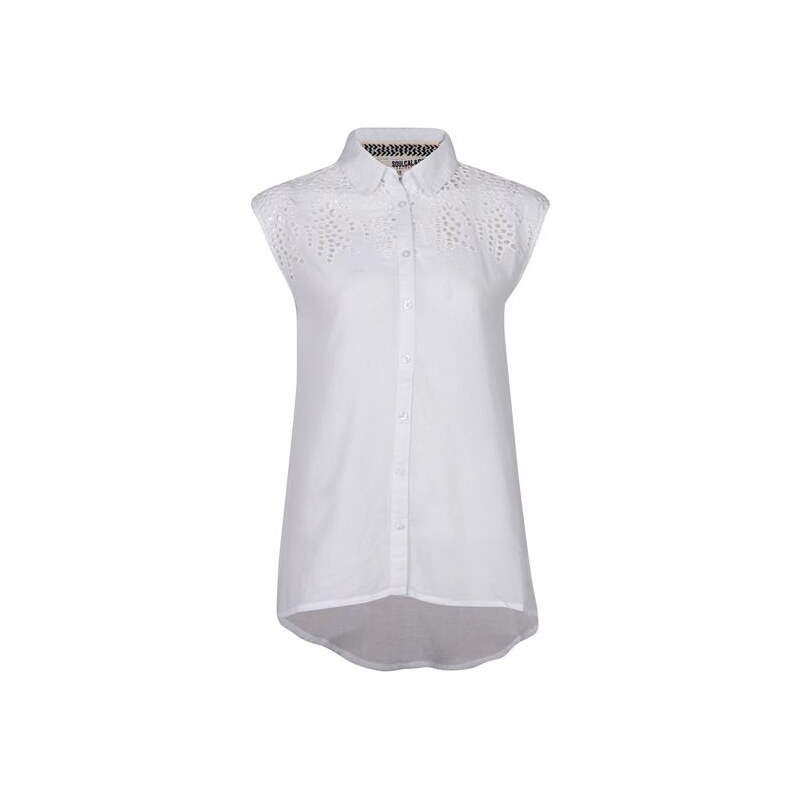 SoulCal Sleeveless Shirt Optic White 8 (XS)