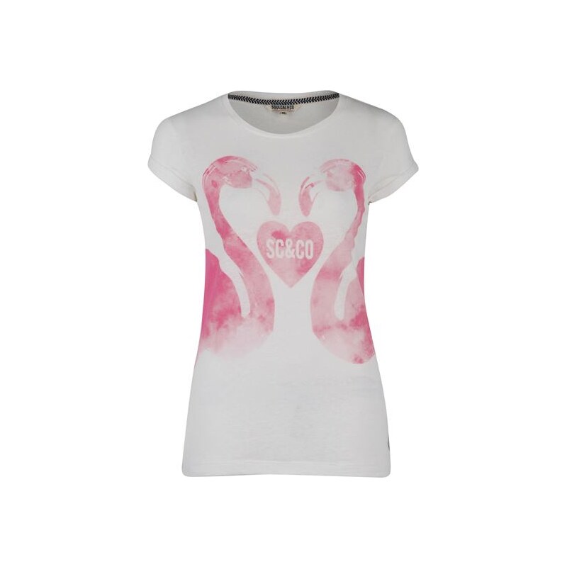 SoulCal Flamingo T Shirt White 6 (XXS)