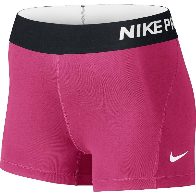 NIKE2 Dámské šortky Nike Pro Cool S RŮŽOVÁ - ČERNÁ