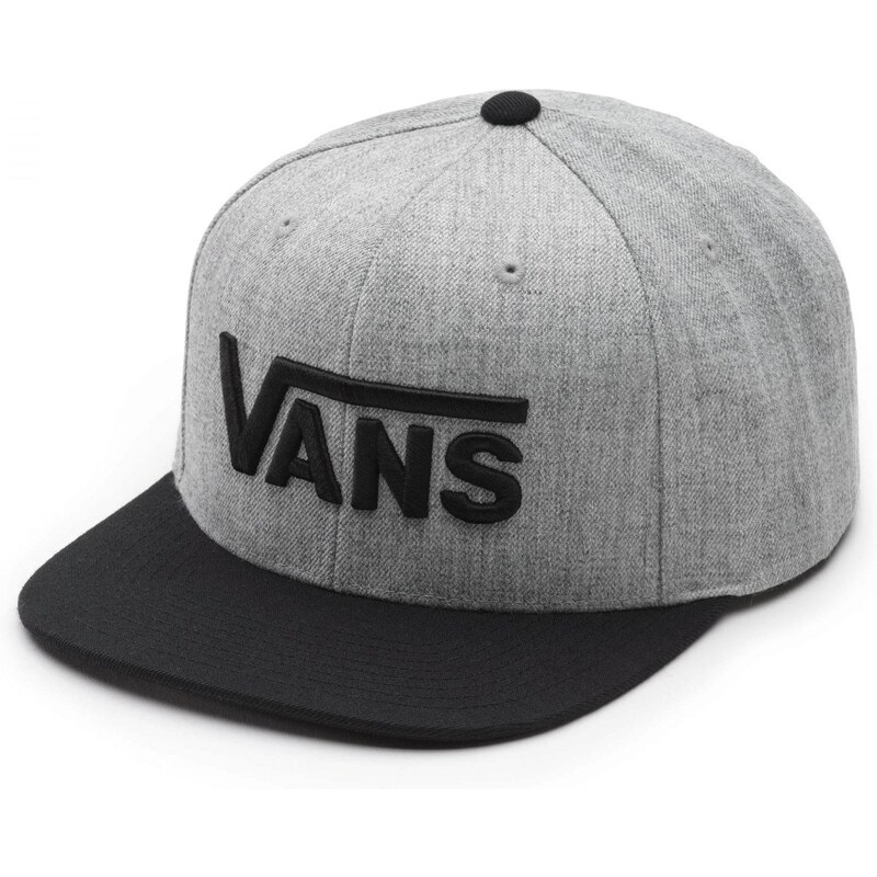 Vans Drop V Snapback heather grey/black