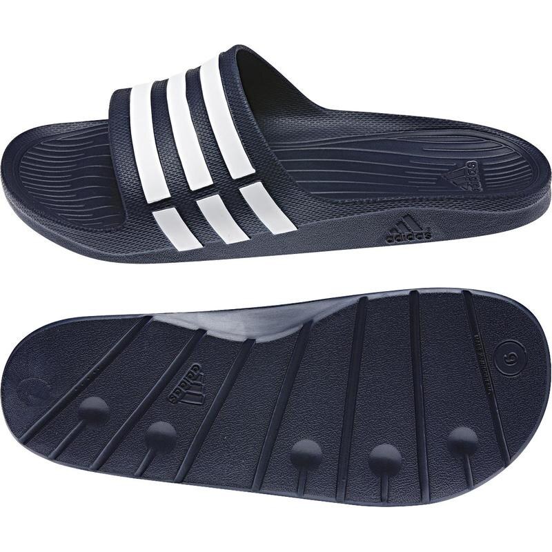 Pantofle Adidas Duramo Slide 39 1/3 TMAVĚ MODRÁ