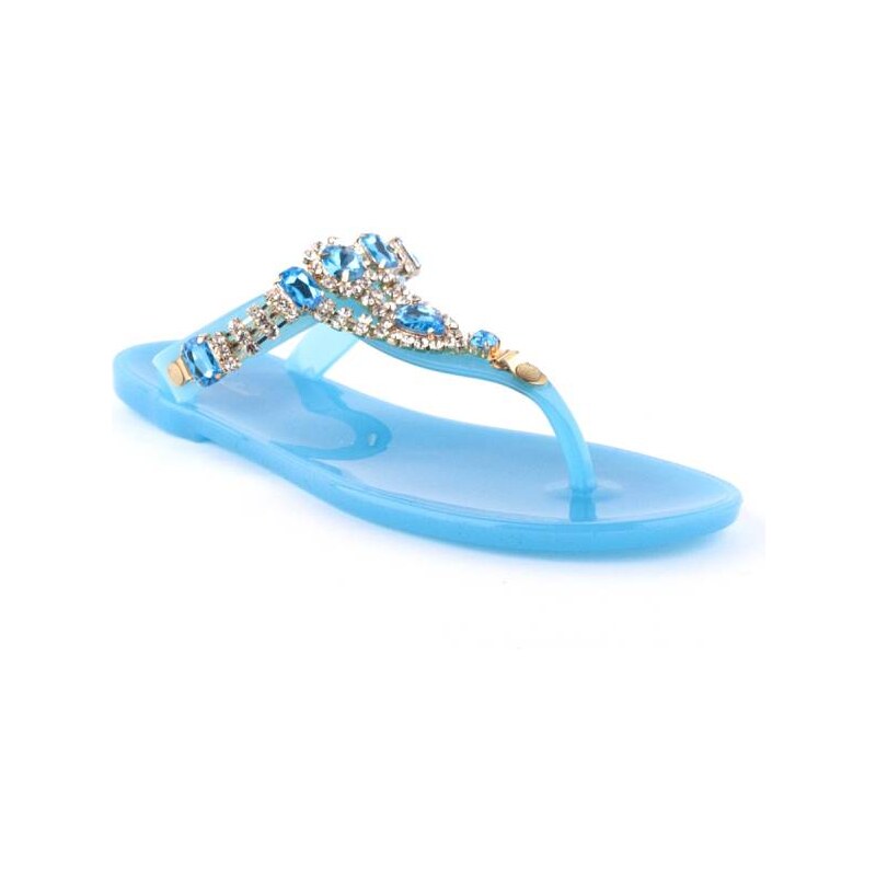 Modré gumové sandálky Merry