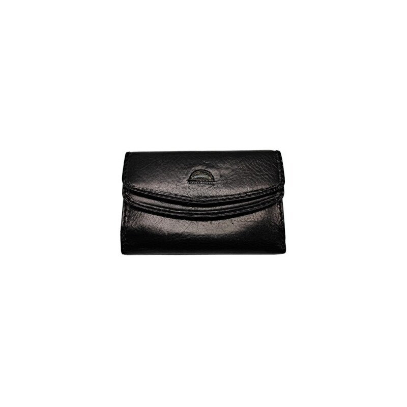 Famito Luxusní dámská kožená peněženka 4430 Cosset Clasic černá