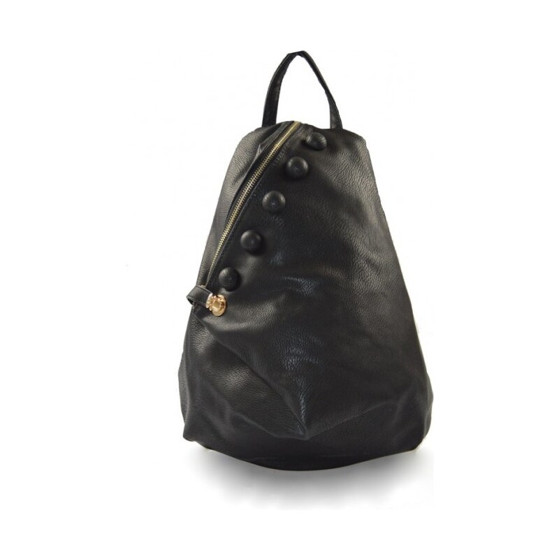 Dámský černý trendový batoh Dita Marlen 11001