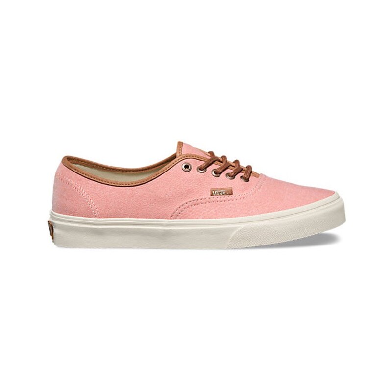 VANS BRUSHED AUTHENTIC DX SHOES BURNT CORAL/TURTLEDOVE