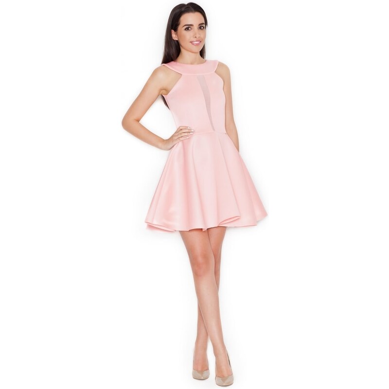 KATRUS Dámské šaty K270 pink