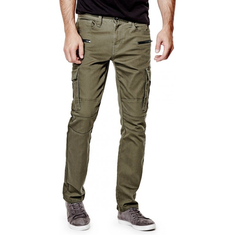GUESS Nemler Slim Cargo Jeans - army