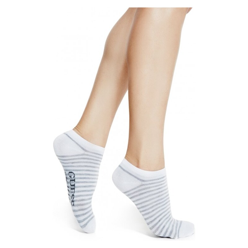 GUESS GUESS Striped Ankle Socks - grey multi