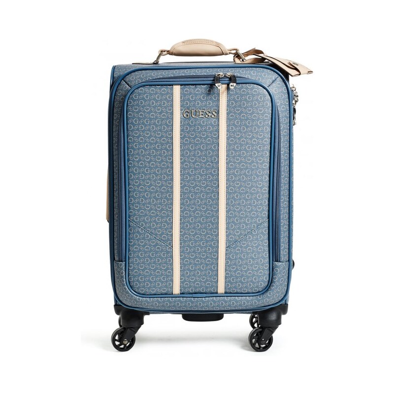 GUESS Nichols Four-Wheel Roller Suitcase - midnight